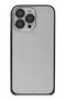 Joko Apple iPhone 15 Pro Compatible Metal Bumper Matte Cover - Black - 2