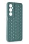 Realme C65 Compatible Case Honeycomb Silicone Cover - Dark Green Bezoss - 3
