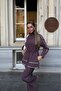 Women's Front Sleeves with Bead Embroidery Tansel Fabric Bambir Ceken Pant Suit - 7