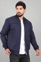 College Collar Elastic Waist Suede Seasonal Coat BL 1711-60287