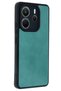 Xiaomi Redmi Note 14 4g Compatible Case Aras Leather Cover - Light Green - 3