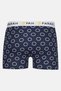 Men 3 Pcs Brand Logo Trunks, Multicolor - 4