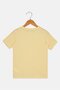 Kids Boy Graphic Print Short Sleeve Top, Yellow - 3