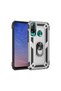 Huawei P40 Lite Compatible E Case Sofia Ring Silicone Cover - Silver - 2