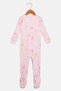 Toddlers Girl Graphic Print Long Sleeve Sleepwear, Pink - 2