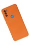 General Mobile Gm 21 Plus Case Nano Inside Velvet Silicone - Orange Bezoss - 3