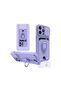 iPhone 13 Pro Compatible Case Zuma Silicone with Business Card Holder and Ring - Lilac Bezoss - 2