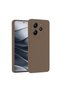 Redmi Note 14 4G-Compatible Case - First Silicone - Brown BEZOSS - 2