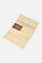 Women Monogram Pattern Wallet, Cream - 2