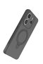 Xiaomi Redmi Note 14 4g Compatible Regal Magsafe Stand Cover - Titan Gray - 3