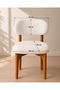 Bohemian Stone Pattern Chair Cover – Cushioned Kitchen Chair Cover, Cream (60X70 / 40X70) - 5