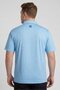 Men Athletic Fit Short Sleeve Golf Polo Shirt, Sky Blue - 4