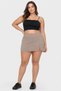 Women Plain Mini Skirt, Taupe - 2