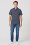 Men Regular Fit Allover Print Short Sleeve Casual Shirt, Multicolor - 2