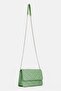 Women Quilted Cross Body Bag, Sage - 2