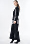 Lace Detailed Sweatshirt Black - 4