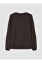 Lcw Grace Brown Combed Cotton Embroidered Tie Collar Long Sleeve Women's Blouse - 7