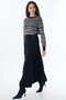 Stitch Detailed Knitwear Skirt Black - 2
