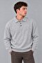 Oversize Buttoned Collar Knitted Sweater Dp 17501_10063 - 2