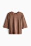 Short-sleeved cotton sweatshirt - 4