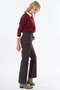 Spanish Style Denim Trousers Brown - 5
