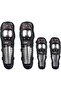 PRO Motorcycle Kneepad Stainless Steel Moto Elbow Knee Pads Motocross Racing Protective Gear Protector Guards Kit 4 Piece Set Flexible Breathable Adjustable Elbow Armor Bike Safety