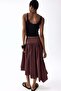 Asymmetric midi skirt - 3