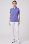 Women Sportswear Fit Short Sleeve Golf Polo Shirt, Royal Blue - 2