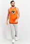 Men Sportswear Fit Sleeveless Reversible Training Tank, Orange - 3