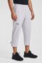 Men Loose Fit Brand Logo Training Track Pants, Grey - 4