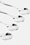 4 Pieces Teaspoon Set, Silver - 3