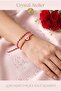 2-Piece Luxury Marteniçka Heart Bracelet Combination Red and White Lucky String Adjustable Wishing Luck Bracelet Set - 2
