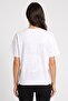 Women Crew Neck Short Sleeve Graphic Print T-Shirt, White - 4