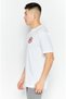 Men Sport Fit Round Neck Short Sleeve Outdoor T Shirt, White - 3