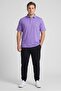 Men Athletic Fit Short Sleeve Golf Polo Shirt, Purple - 2