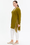 Buttoned Chiffon Detailed Comfortable Fit Women's Cardigan - 7
