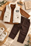 Boys' Vested Three-Piece Suit - 4