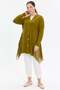Buttoned Chiffon Detailed Comfortable Fit Women's Cardigan - 3