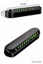 Spt-Gld Vehicle Parking Number Plate Compatible with All Vehicles (81412) Car Number Plate - 2