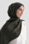 Lyocell Naia Stick Pattern Shawl 3 50 Dark Khaki - 2