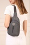 Women's Crinkle Body Bag Cross Chest and Shoulder Bag - 4