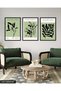 Bohemian Style Plants 3 Piece Wooden Framed Painting Act - 3