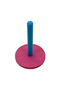 Natural Wooden Towel Napkin Holder Wooden Paper Holder (White Pine)(Blue Pink)(1 Piece) - 4
