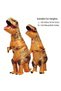 (eb180-children)Inflatable Dinosaur Costume for Adults, T-Rex Blow Up Dinosaur Suit, Funny Halloween Cosplay Fancy Dress Outfit for Party Carnival