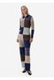 Color Block Wide Leg Knitwear Trousers - 2