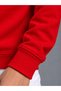 Unisex Children's Red Zero-Collar Sweatshirt 100% Cotton 3-Yarn Fabric Without Shardons (4-Season) - 5