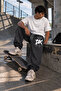 Men's Oversize Sweatpants Printed Loose Elastic Cuffs Streetwear Jogger - 2