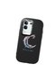 Vivo Y29 4g Compatible Shock-Absorbent Camera Protected Black Silicone Case Moon and Star Pattern - 3