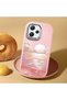 Pink Silicone Case Compatible with Redmi 12 4G/5G Shock Absorbing Camera Protection Sun Rise at Sea - 3