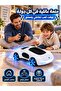 سيارة تحكم عن بعد رباعية الدفع مع تحكم بالإيماءات، تدور 360 درجة °   جهاز رش رذاذ، مع إضاءة LED وبطارية قابلة لإعادة الشحن بسعة 1200 مللي أمبير، أبيض اللون - 4